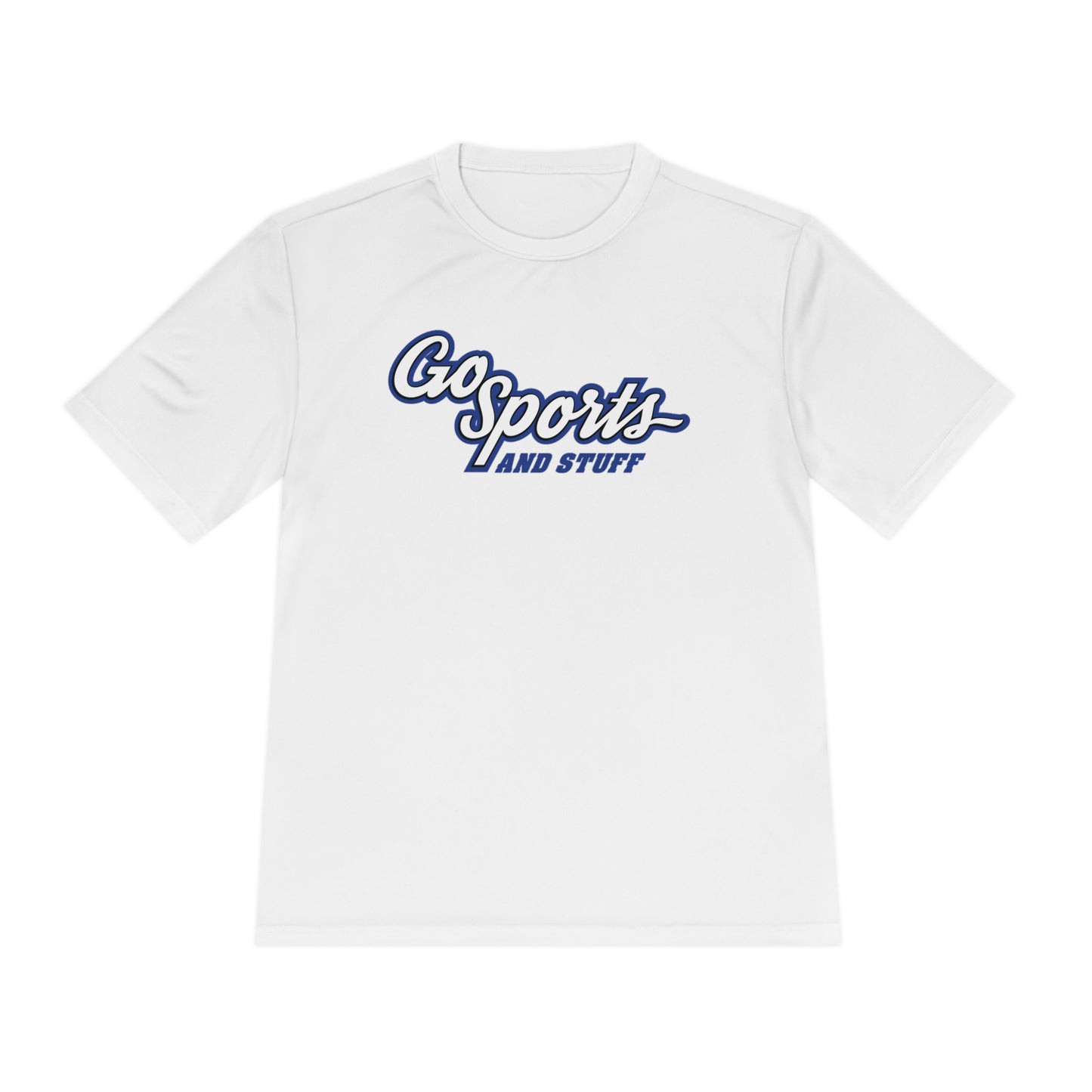 White & Royal Blue Logo - Go Sports And Stuff