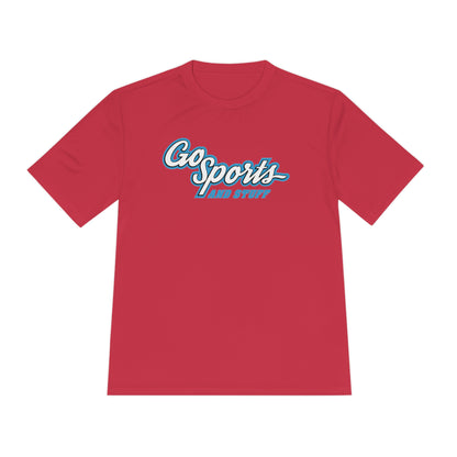 White & Light Blue Logo - Go Sports And Stuff