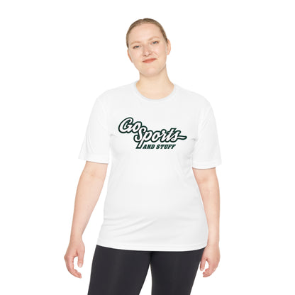 White & Dark Green Logo - Go Sports And Stuff