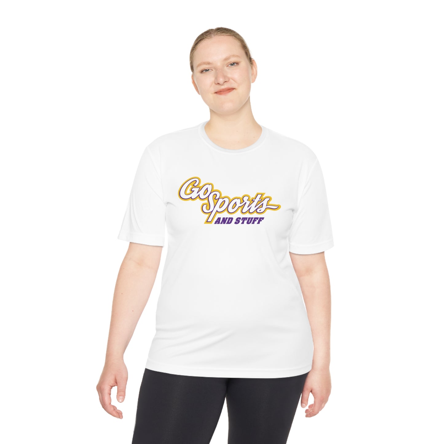 White, Purple & Yellow Logo - Go Sports And Stuff