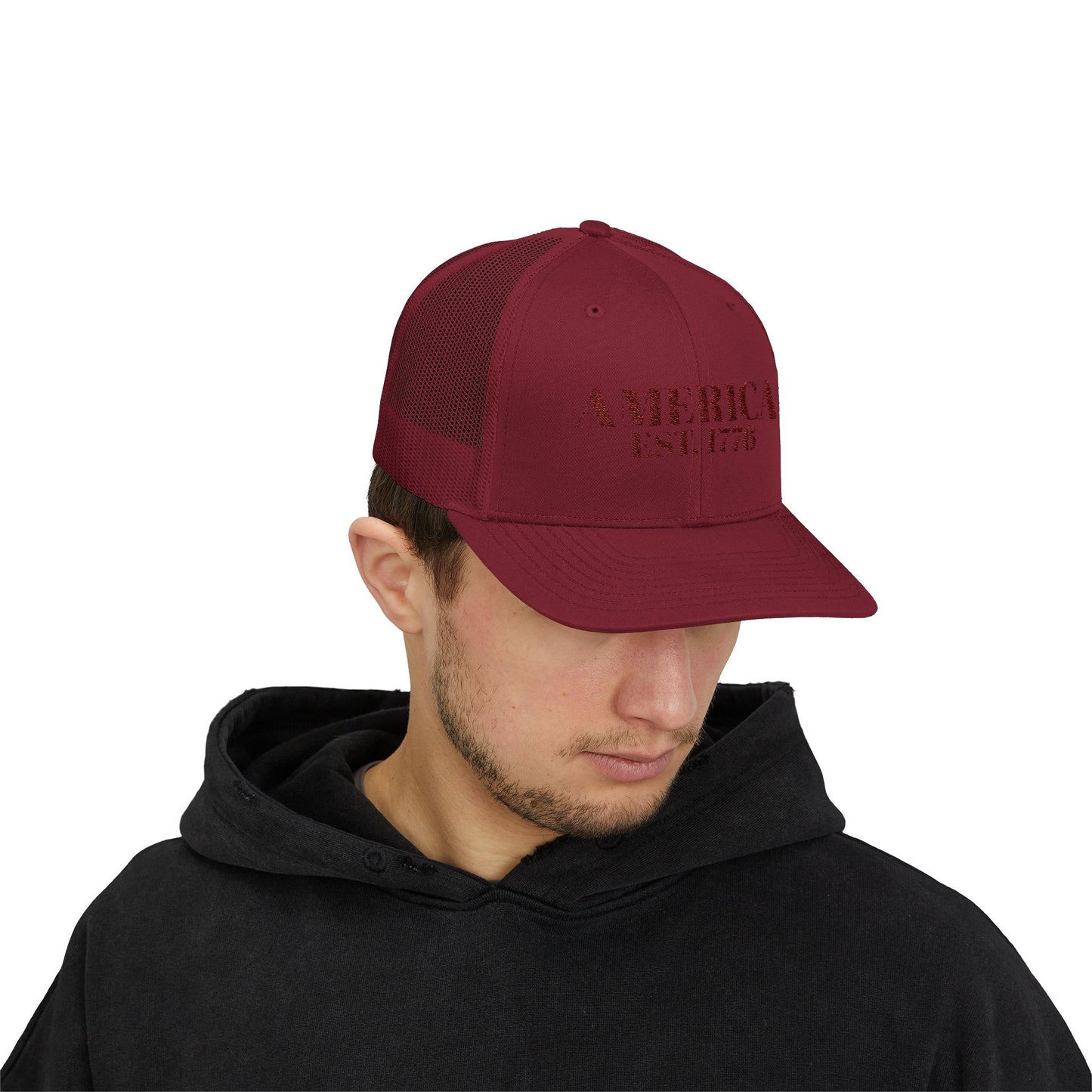 America Est. 1776 - Snapback Trucker Cap