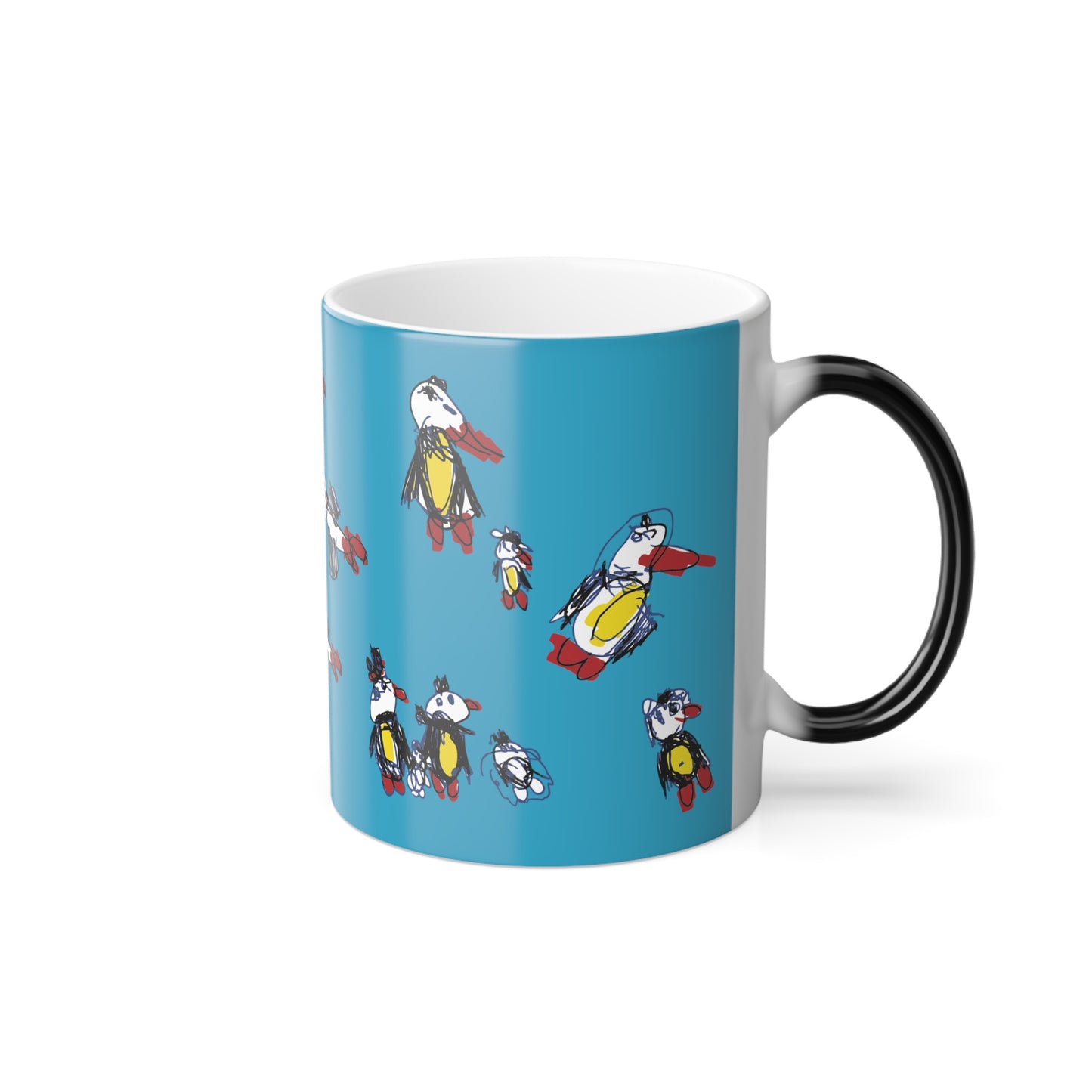 Penguins - Color Morphing Mug, 11oz