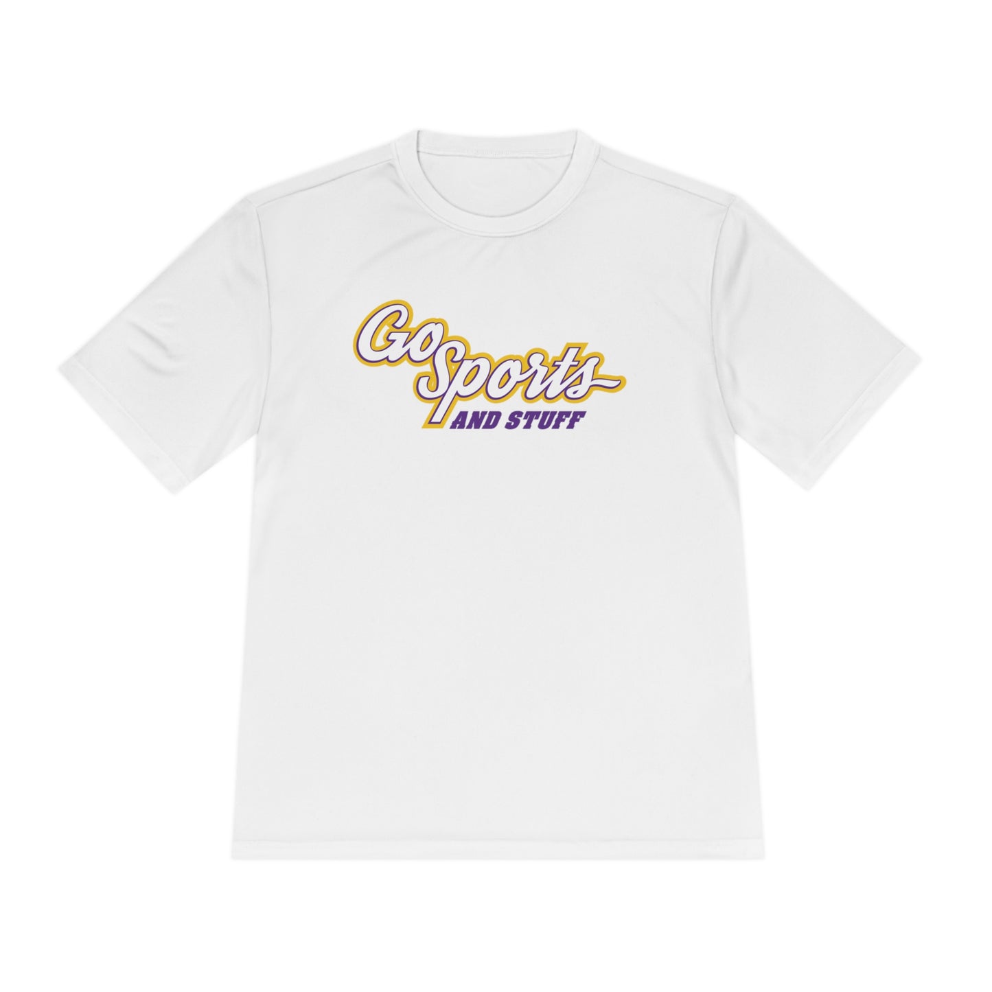 White, Purple & Yellow Logo - Go Sports And Stuff