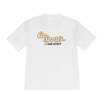 White, Purple & Yellow Logo - Go Sports And Stuff