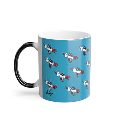 Penguins - Color Morphing Mug, 11oz