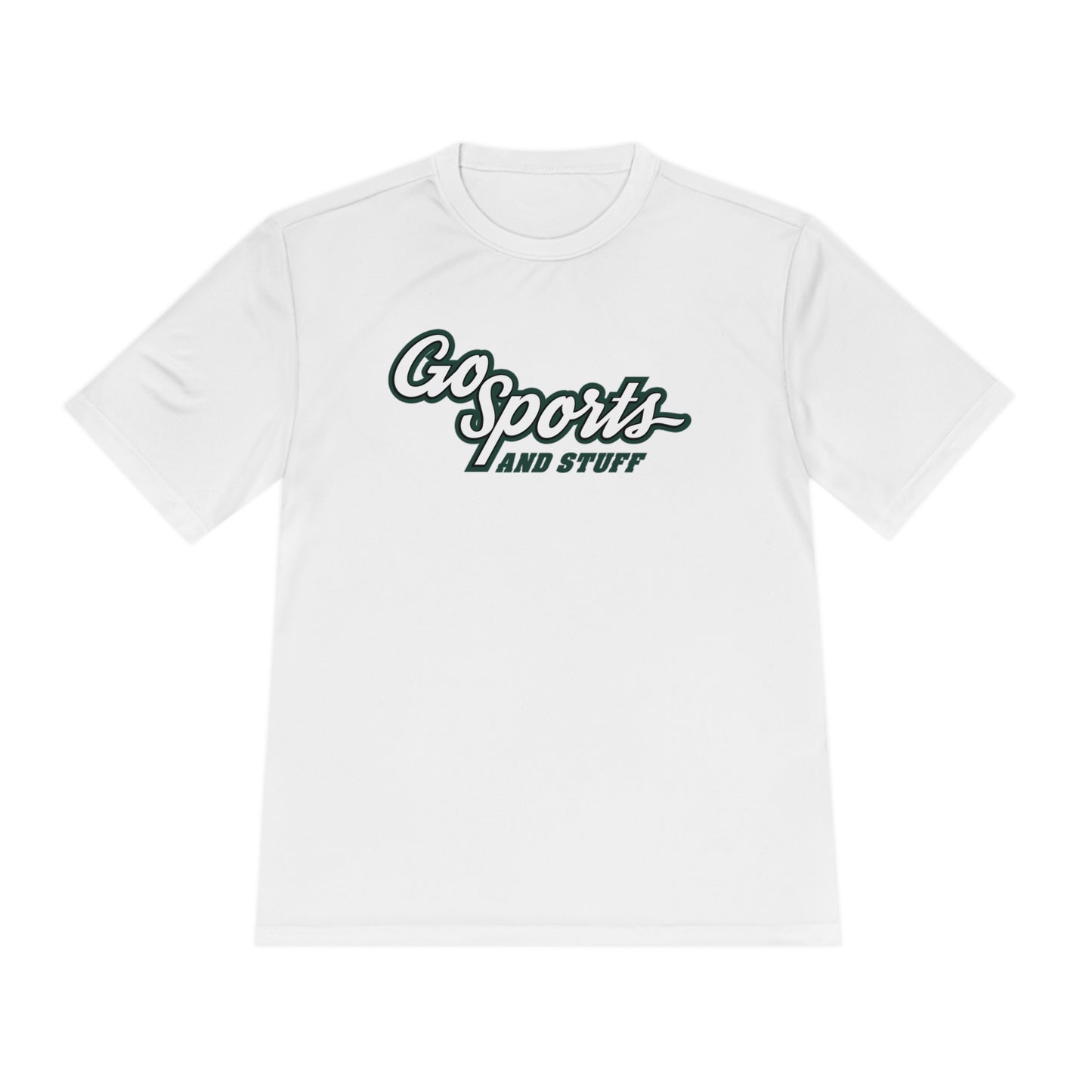 White & Dark Green Logo - Go Sports And Stuff