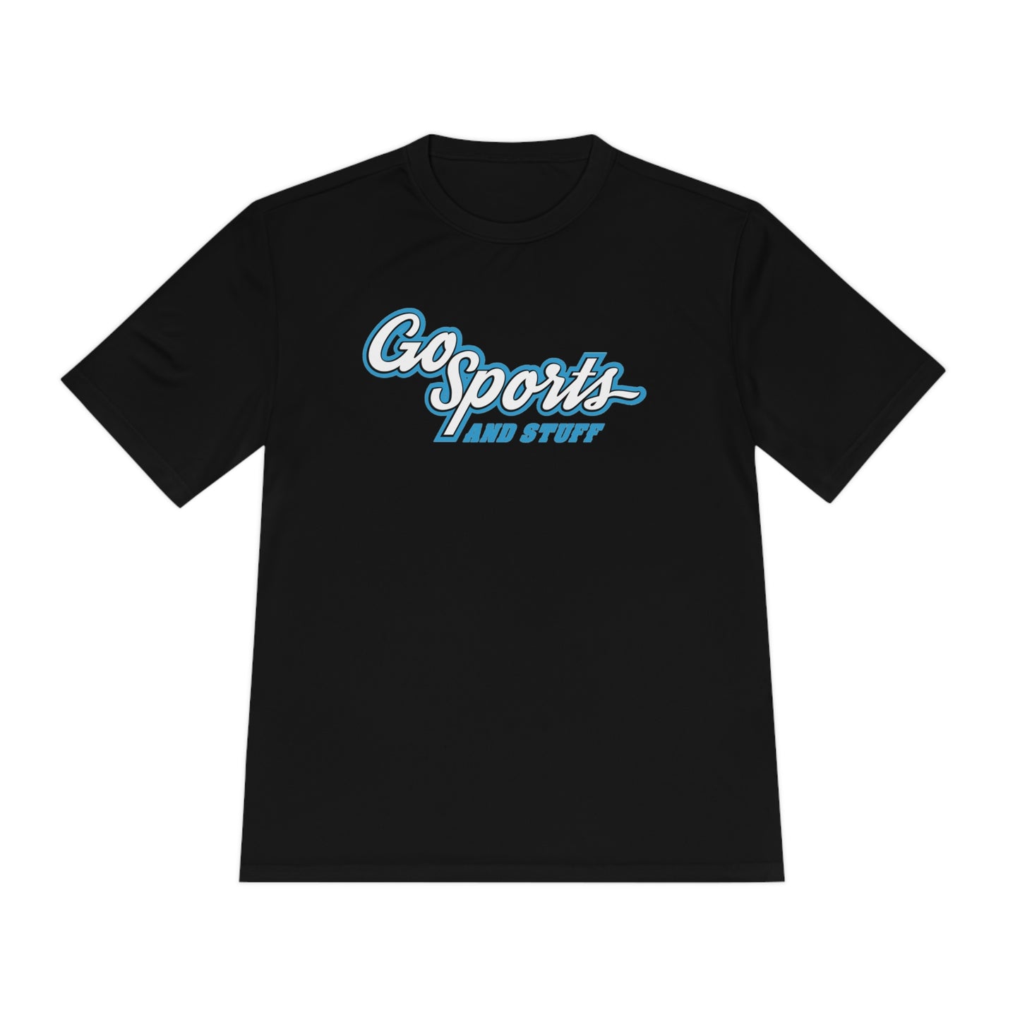 White & Light Blue Logo - Go Sports And Stuff