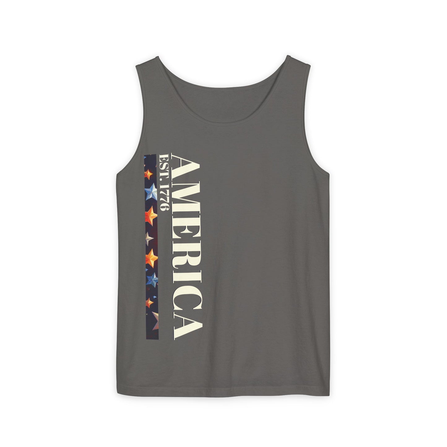 America Est. 1776 - Unisex Garment-Dyed Tank Top