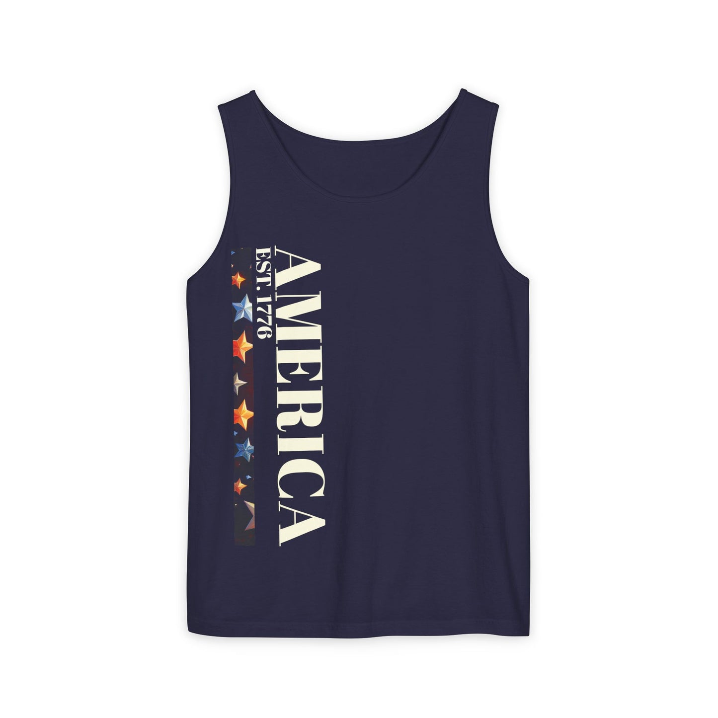 America Est. 1776 - Unisex Garment-Dyed Tank Top