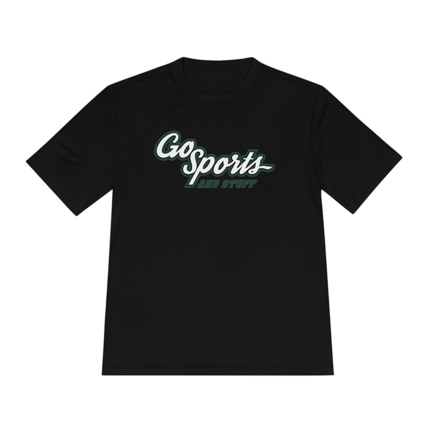 White & Dark Green Logo - Go Sports And Stuff