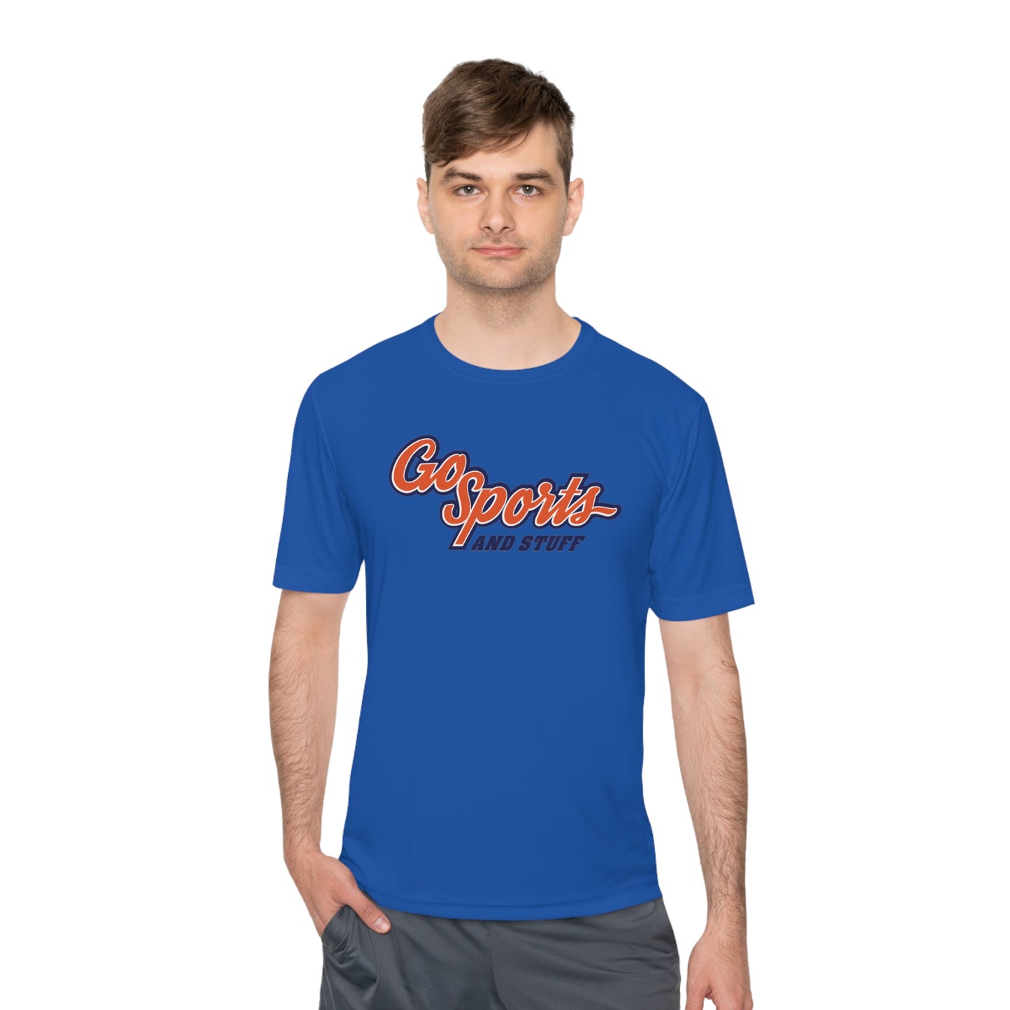 Orange & Dark Blue Logo - Go Sports And Stuff