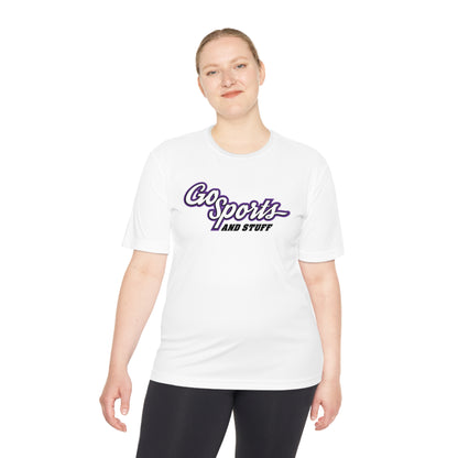 White & Purple Logo - Go Sports And Stuff