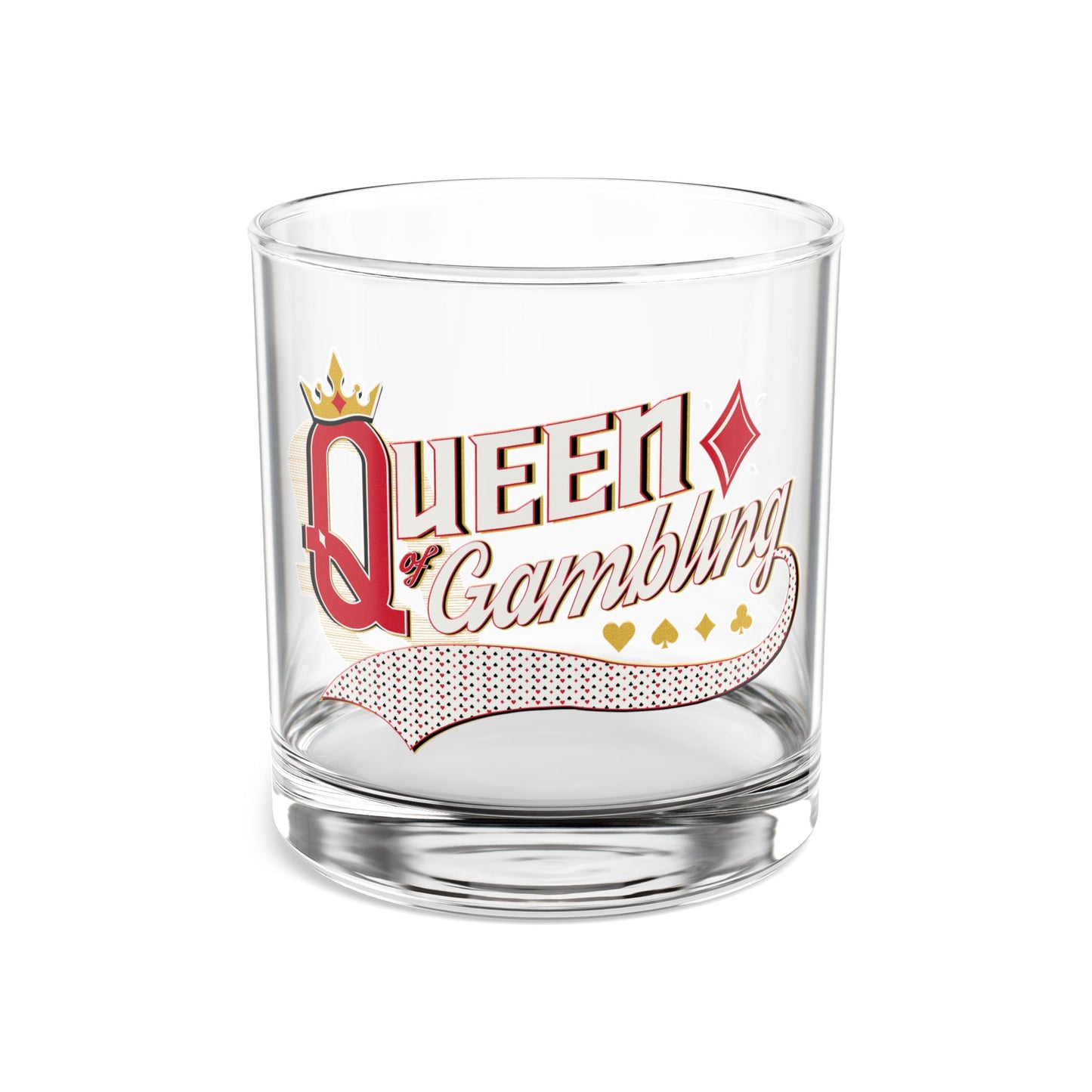 Queen of Gambling - Rocks Glass