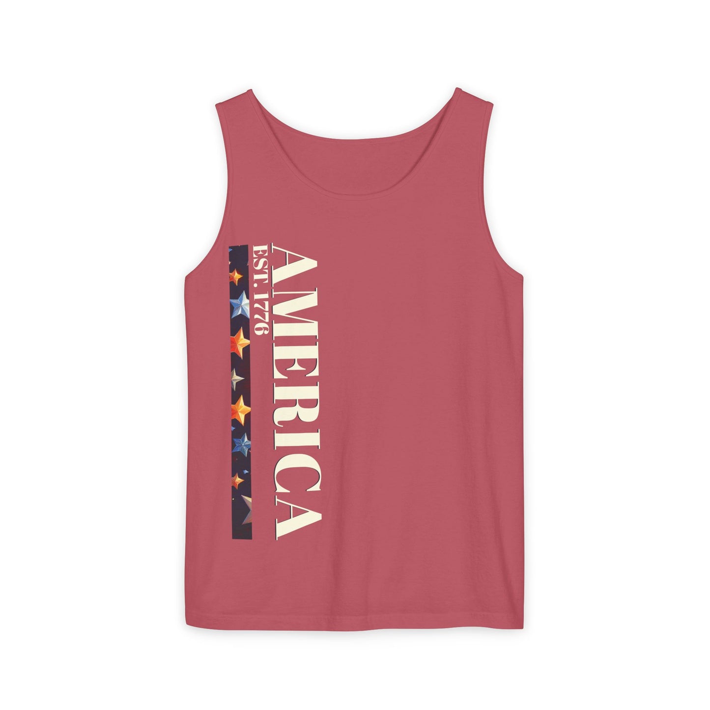 America Est. 1776 - Unisex Garment-Dyed Tank Top