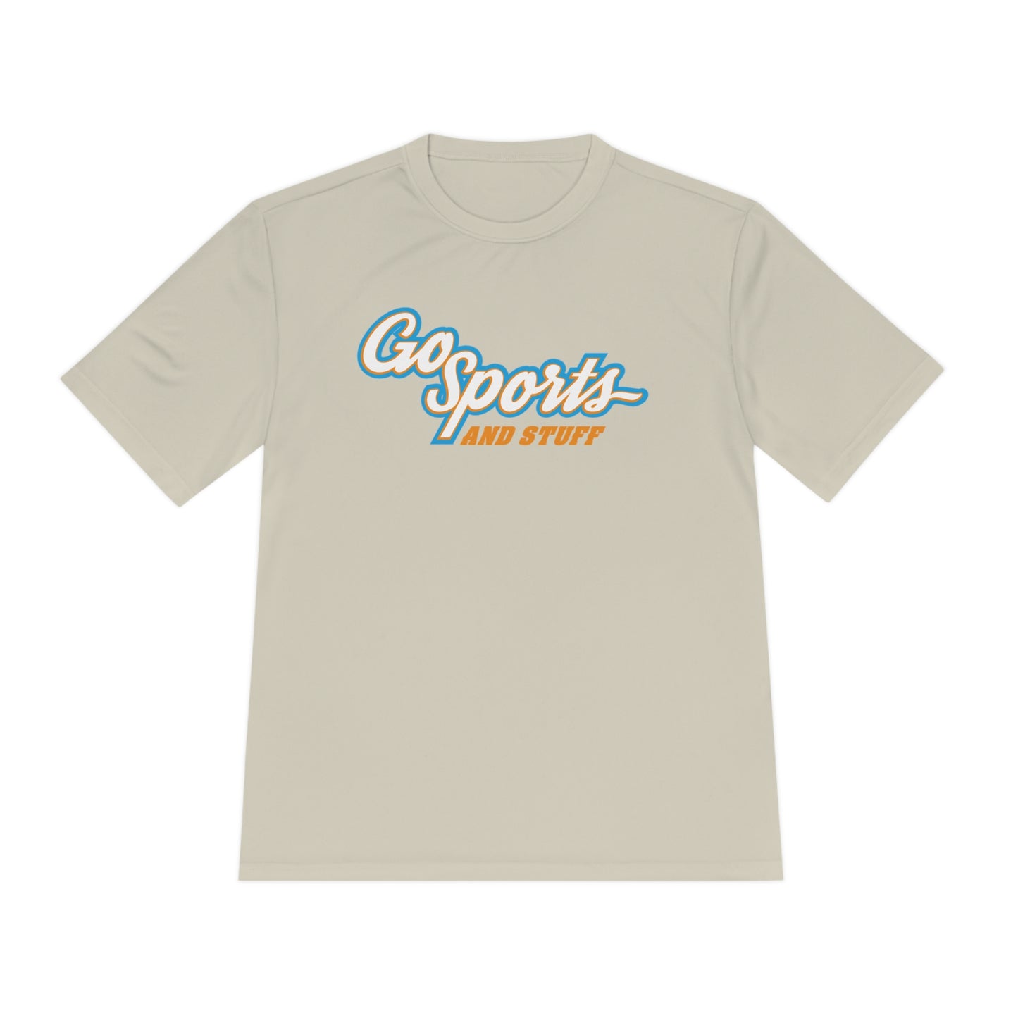 White, Orange & Light Blue Logo - Go Sports And Stuff