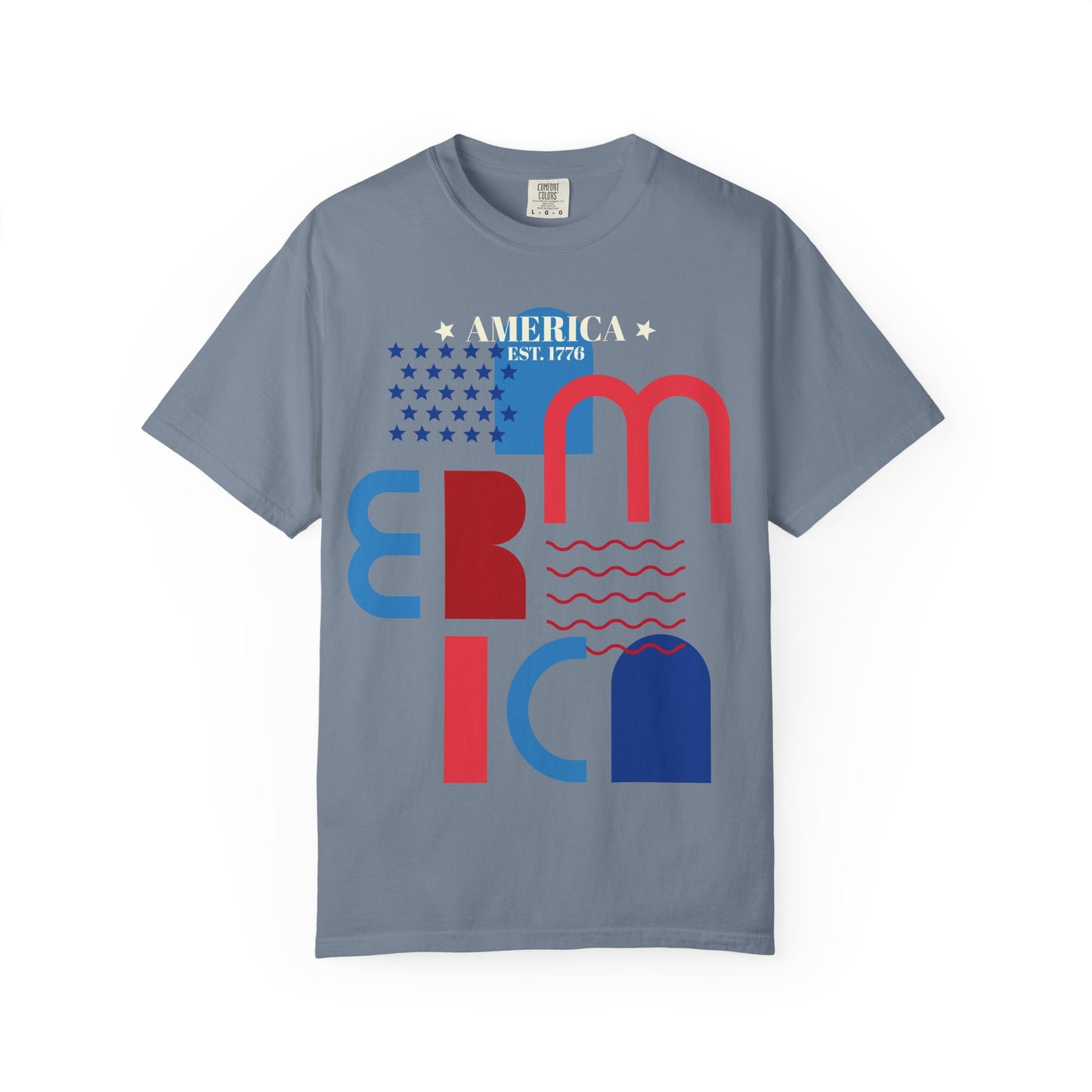 America - Unisex Garment-Dyed T-shirt