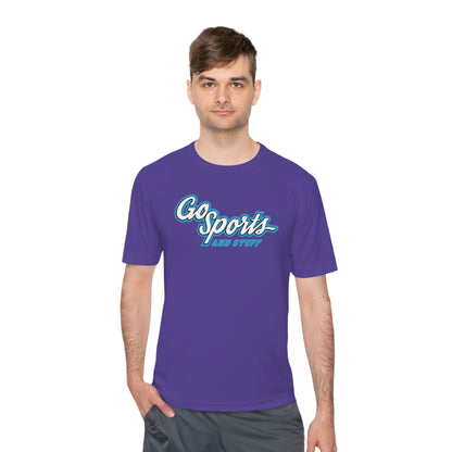 White & Light Blue Logo - Go Sports And Stuff